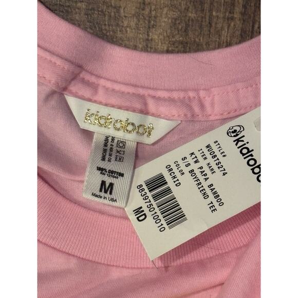 KidRobot top Papa Bamboo Size Medium Pink Orange Red Yellow Tee M - Picture 5 of 6